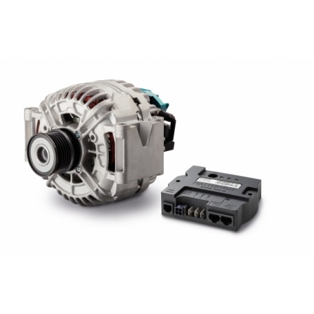 Alternatore Alpha Compact 14V 200A, incl. Alpha Pro III, fornito con puleggia Multi-Gola