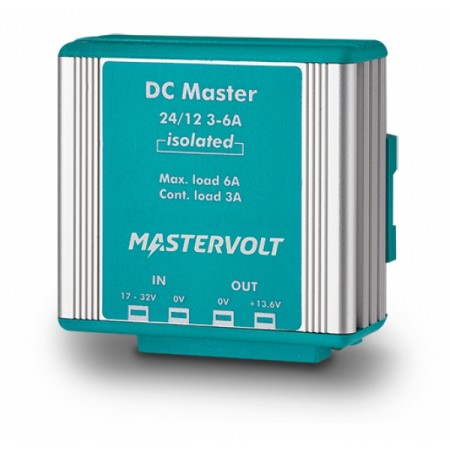 Convertitore DC Master 24/12V 3-6A ISOLATI