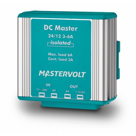 Convertitore DC Master 24/12V 3-6A ISOLATI