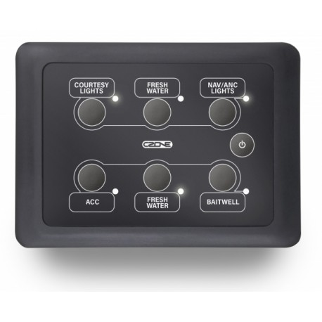 CZone Waterproof Keypad 3x2 Landscape