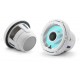 JL Audio M6-880X-S-GwGw-i coassiali 224mm finitura bianca, griglia sportiva - illuminazione LED variabile