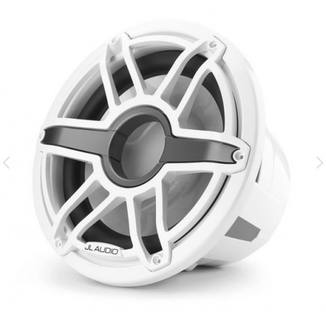 JL Audio M7-12IB-S-GwGw-4 subwoofer nautico 300mm con griglia sportiva in finitura bianco lucido