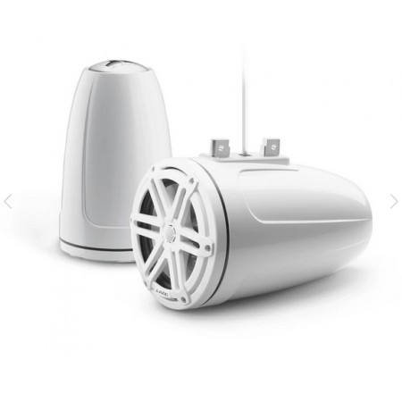 JL Audio M3-770ETXv3-Gw-S-Gw altoparlanti coassiali a torre da 7,7 pollici - griglia sportiva finitura bianco lucido