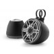 JL Audio M6-650VEX altoparlanti coassiali da 165mm (6,5'') con illuminazione LED, box nero e griglia sportiva look titanio
