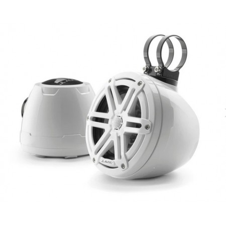 JL Audio M3-650VEX-Gw-S-Gw coppia di altoparlanti coassiali nautici 165mm griglia sportiva bianco lucido