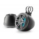 JL Audio M3-650VEX altoparlanti coassiali da 165mm (6,5'') con LED, box nero e griglia sportiva grigio metallizzato