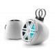 JL Audio M3-650VEX-Gw-S-Gw-i altoparlanti coassiali da 165mm (6,5'') con LED, box e griglia sportiva finitura bianco lucido