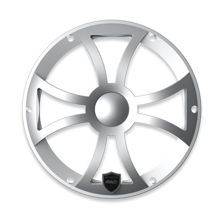 Wetsounds Revo 8 FA S4 W Subwoofer bianco con Griglia Sport silver