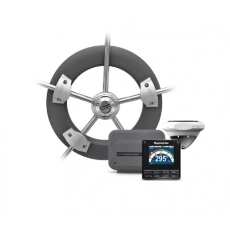 Autopilota Evolution EV-100 con EV-1, Acu-100 e attuatore a ruota