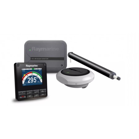 Autopilota Evolution EV-100 con EV-1, Acu-100 e attuatore a barra