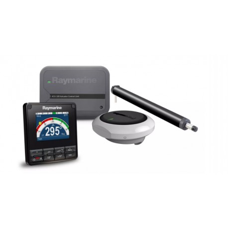 Autopilota Evolution EV-100 con EV-1, Acu-100 e attuatore a barra