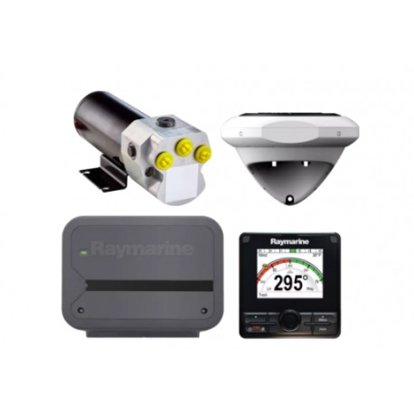 Autopilota Evolution EV-100 con EV-1, Acu-100 e attuatore idraulico