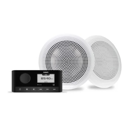 Kit stereo e altoparlanti Fusion® MS-RA60 + EL Classic bianche
