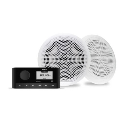 Kit stereo e altoparlanti Fusion® MS-RA60 + EL Classic bianche