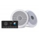 Kit stereo e altoparlanti Fusion® MS-RA210 e speaker XS Series 6,5" Classic bianche