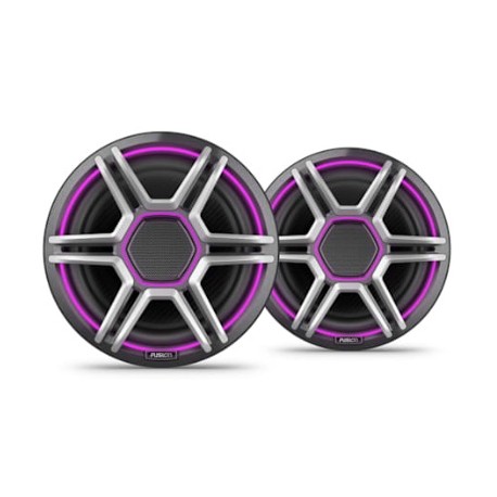 Fusion® Altoparlanti Serie APOLLO da 6,5" (AP-FL65SPG - 6.5” Coppia speaker LED grigio Sport - 16,5 cm)