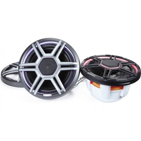 Fusion® Altoparlanti Serie APOLLO da 6,5" (AP-FL65SPG - 6.5” Coppia speaker LED grigio Sport - 16,5 cm)