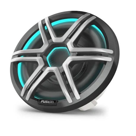 Fusion® Subwoofer Serie APOLLO da 12" (AP-SL12SPW - 12” Subwoofer LED grigio Sport)