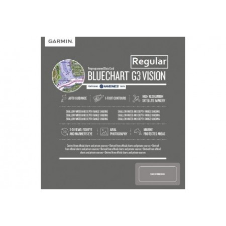GARMIN® Regular Area G3 Vision (microSD-SD) VEU012R - Italy, West Coast - REGULAR