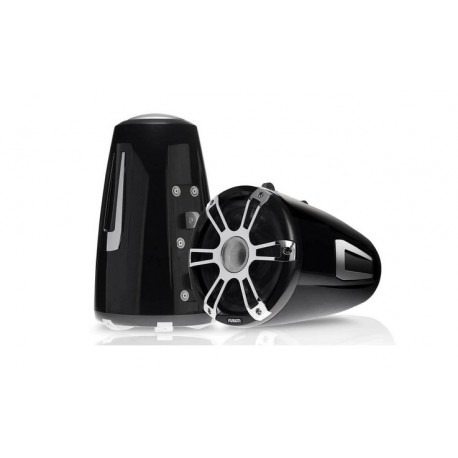 Fusion® Altoparlanti Tower Speakers (SG-FT88SPC - Coppia Serie Signature da 8.8" con Case nero, griglia chrome e LED - 22 cm)